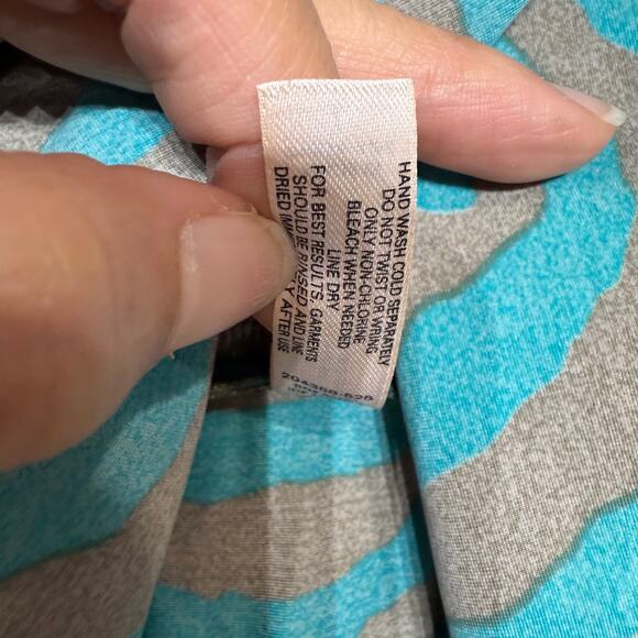 Victoria's Secret Blue Mini Swim Skirt Sz L - Picture 6 of 10